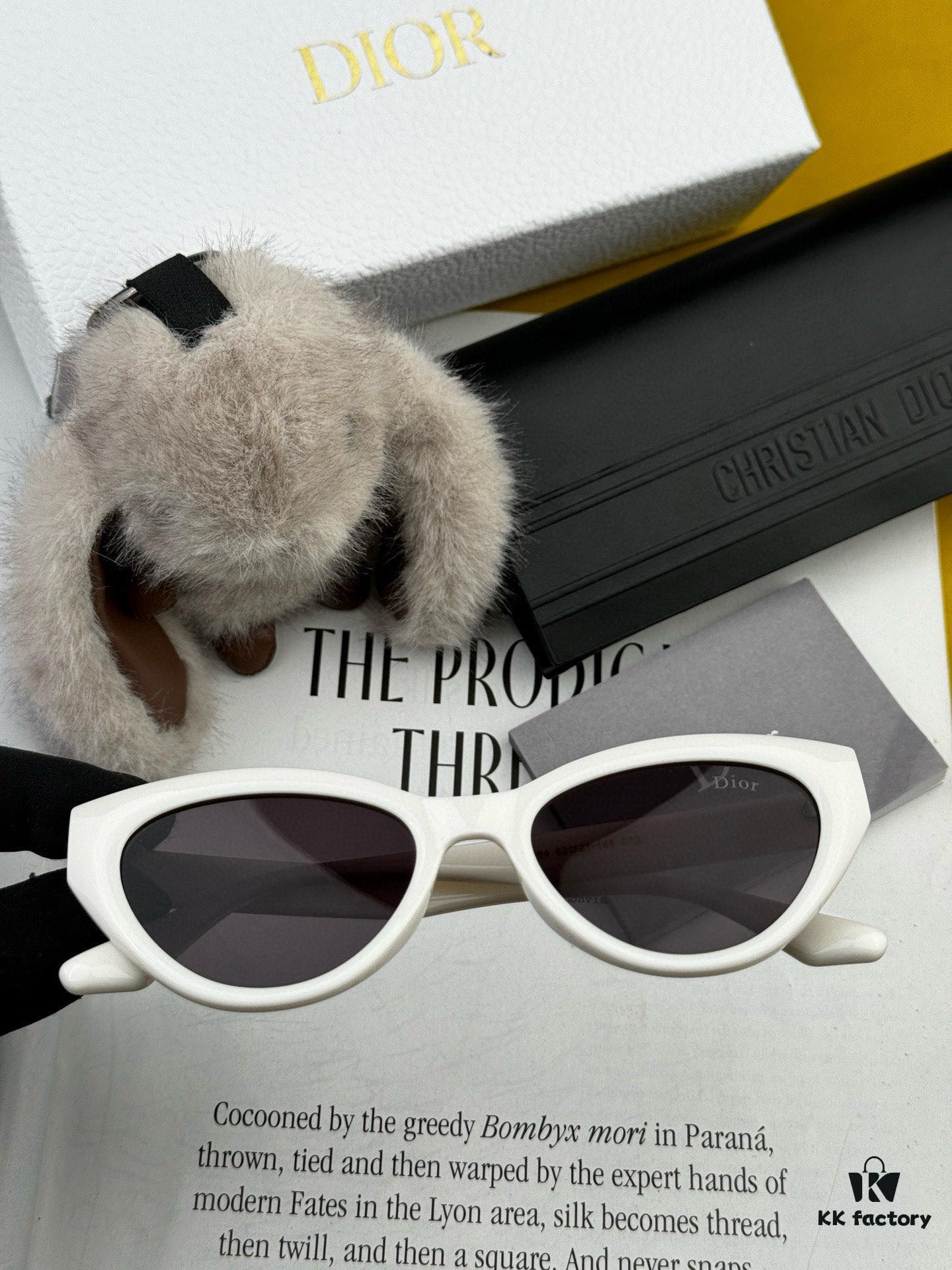【DIOR - Dior】2025 Spring New Arrival Trendy Fashion Square Polarized Sunglasses High Quality Comfortable Fit Influencer Style Shades Model: D4109 Eyeglasses Sunglasses