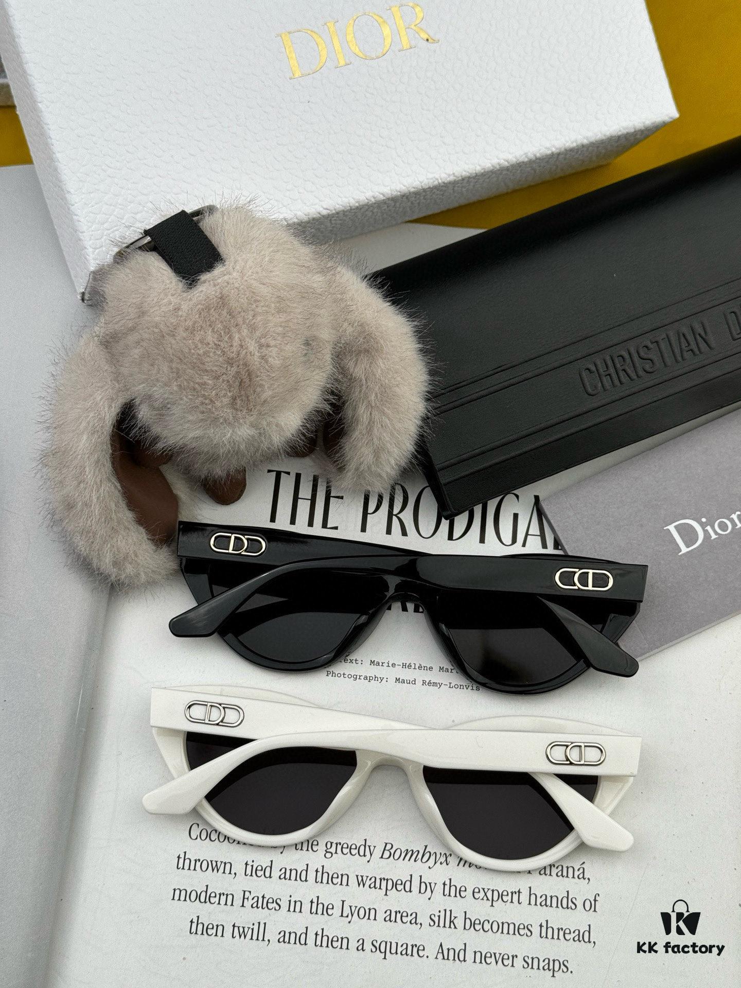 【DIOR - Dior】2025 Spring New Arrival Trendy Fashion Square Polarized Sunglasses High Quality Comfortable Fit Influencer Style Shades Model: D4109 Eyeglasses Sunglasses