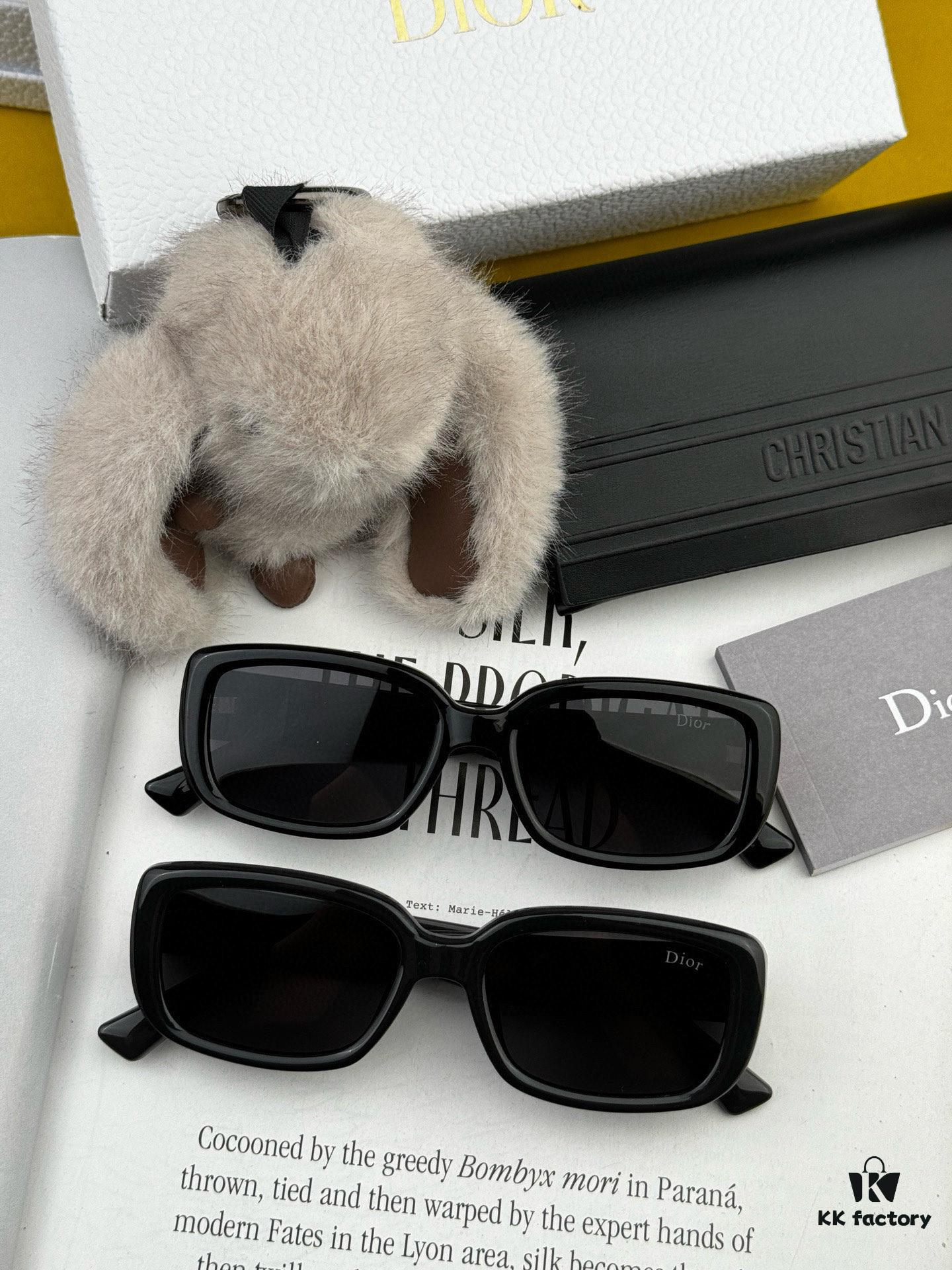 【DIOR】2025 Spring New Arrival Trendy Fashion Square Polarized Sunglasses High Quality Comfortable Wear Influencer Popular Style Model: D2111