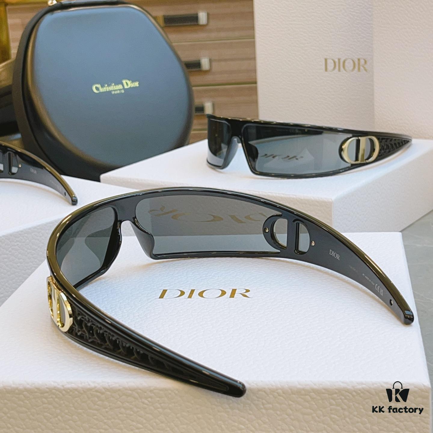 【DIO*】 Winter25 CD Logo Hair Clip Sunglasses ✨ MOD: VeryDiorM1U, SIZE: 91-11 Premium High-Quality Replica with Original Box
