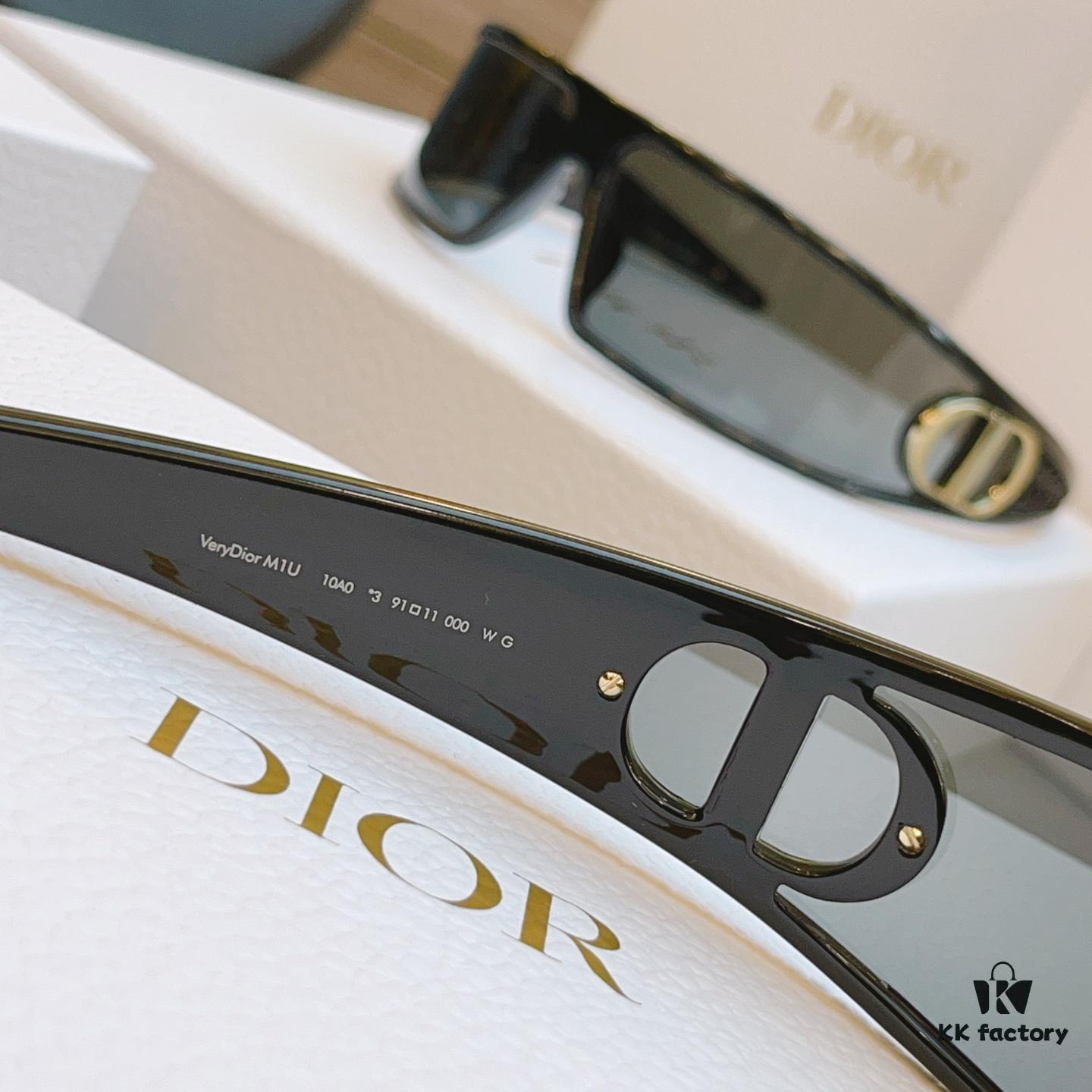 【DIO*】 Winter25 CD Logo Hair Clip Sunglasses ✨ MOD: VeryDiorM1U, SIZE: 91-11 Premium High-Quality Replica with Original Box