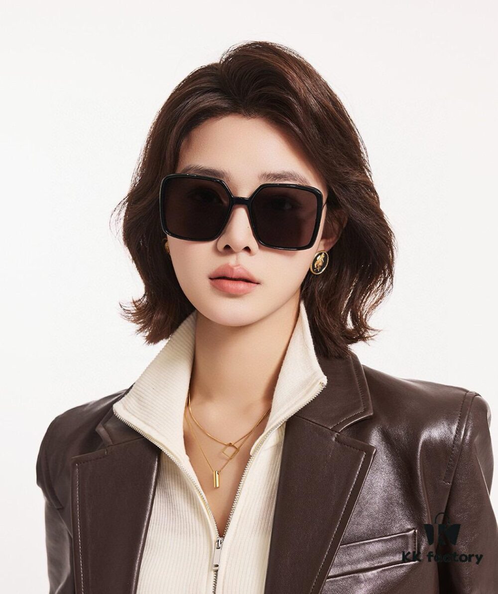 【DIOR - Dior】2025 Spring New Arrival Trendy Fashion Square Polarized Sunglasses High-Quality Comfortable Fit Influencer Favorite Women's HD Polarized Sunglasses 🕶️ High-Quality TR Frame Model: CD2315