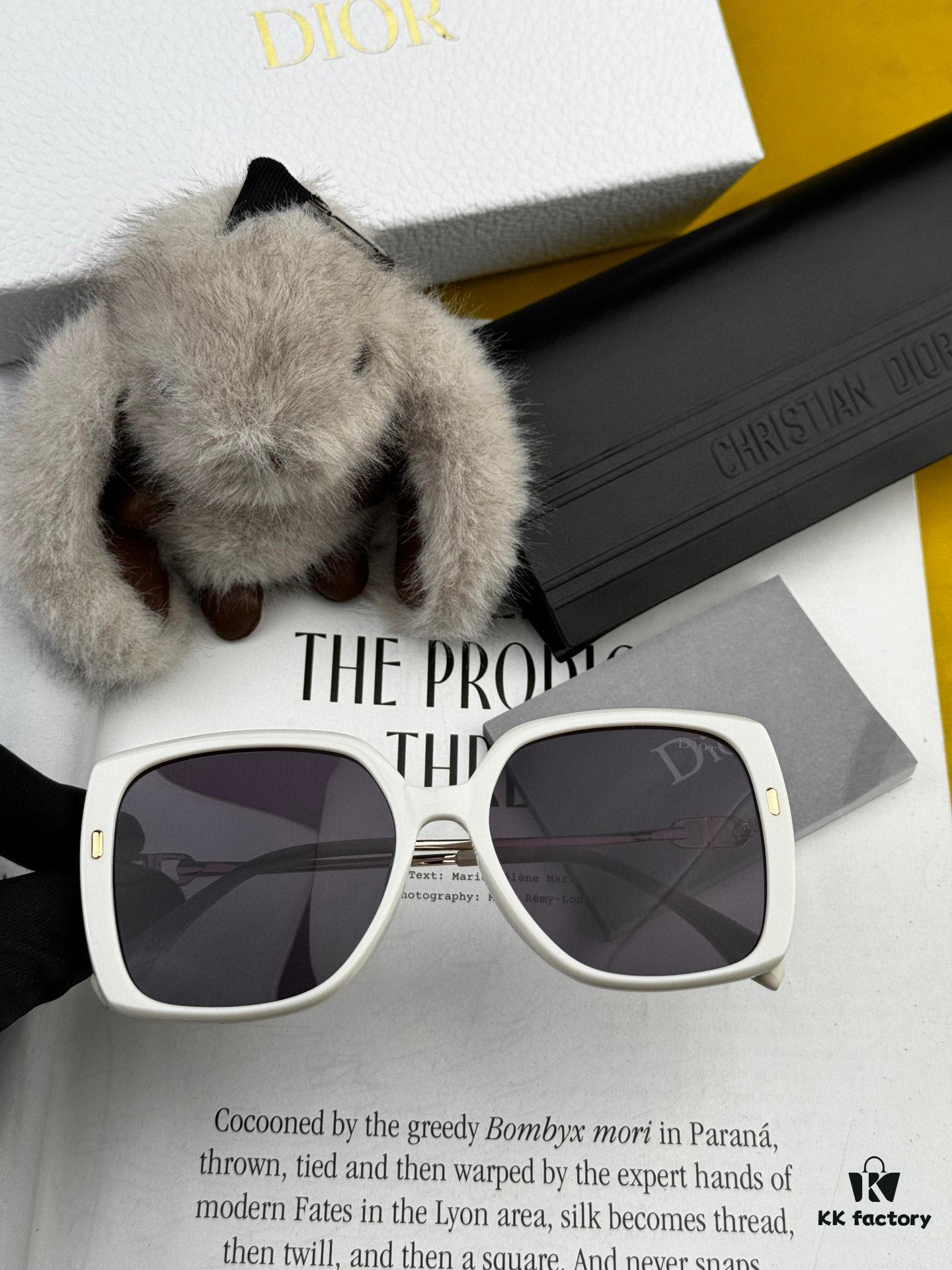 【DIOR】2025 Spring New Arrival Trendy Fashion Square Polarized Sunglasses High-Quality Comfortable Wear Influencer Style Women's HD Polarized Sunglasses