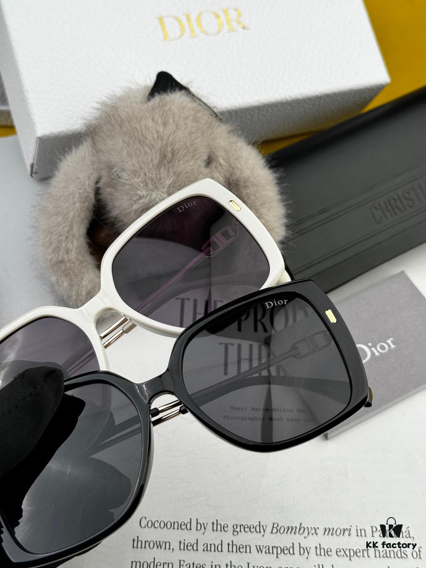 【DIOR】2025 Spring New Arrival Trendy Fashion Square Polarized Sunglasses High-Quality Comfortable Wear Influencer Style Women's HD Polarized Sunglasses
