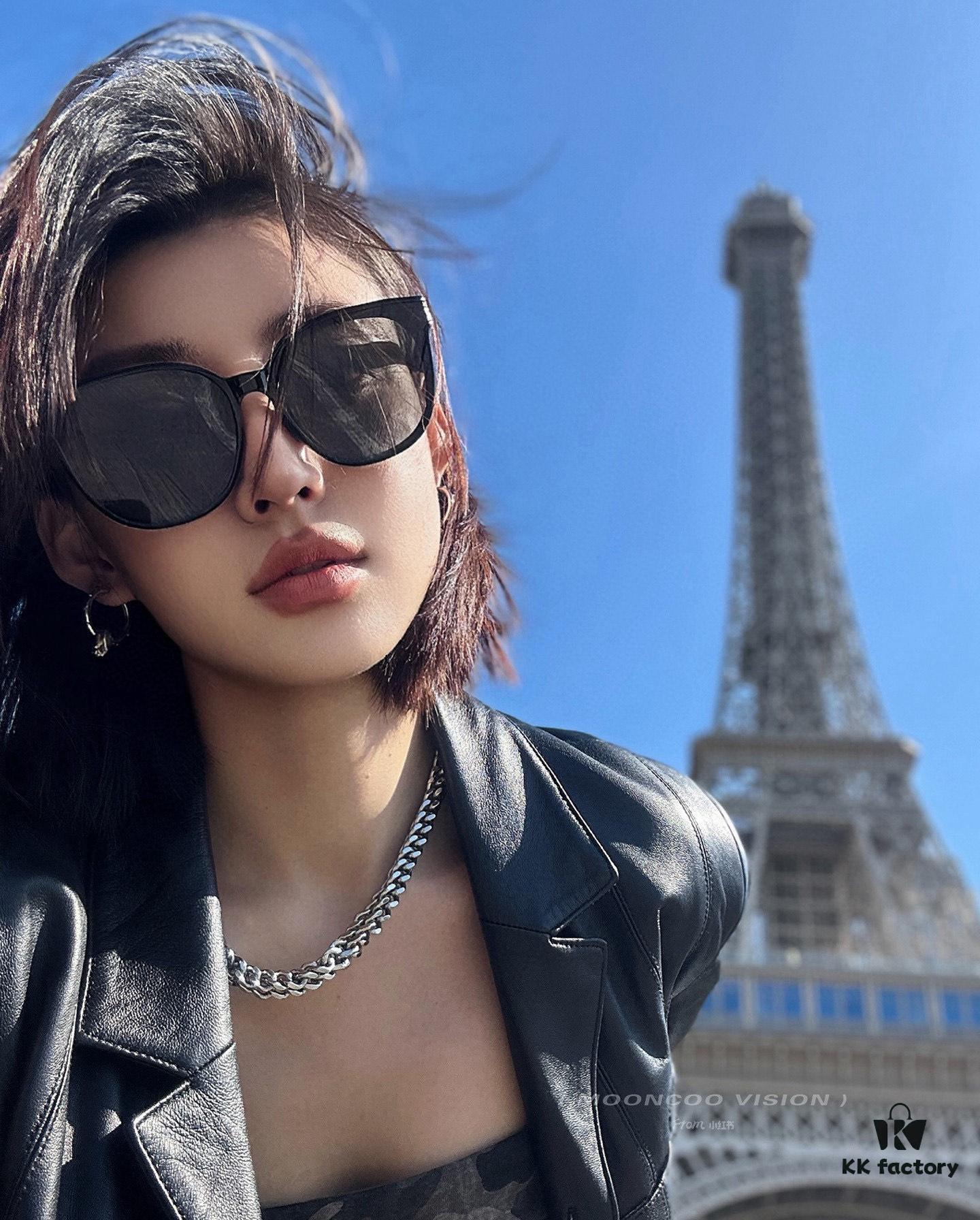 DIOR - Spring New Arrival Trendy Best-Selling Fashion Round-Frame Polarized Sunglasses, High Quality, Comfortable Wear, Influencer-Favorite Style, Model: CD251