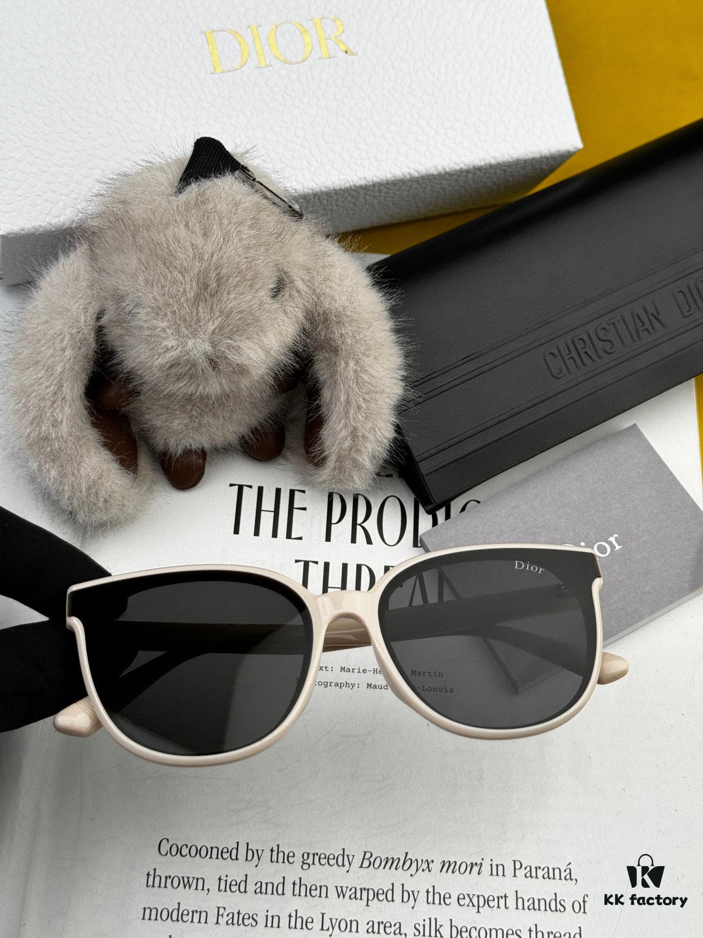 DIOR - Spring New Arrival Trendy Best-Selling Fashion Round-Frame Polarized Sunglasses, High Quality, Comfortable Wear, Influencer-Favorite Style, Model: CD251