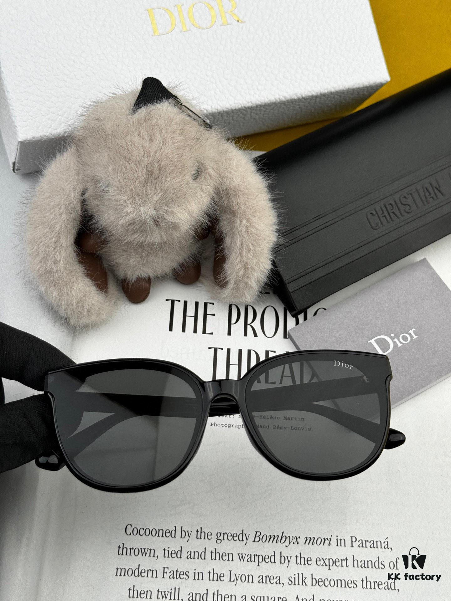 DIOR - Spring New Arrival Trendy Best-Selling Fashion Round-Frame Polarized Sunglasses, High Quality, Comfortable Wear, Influencer-Favorite Style, Model: CD251