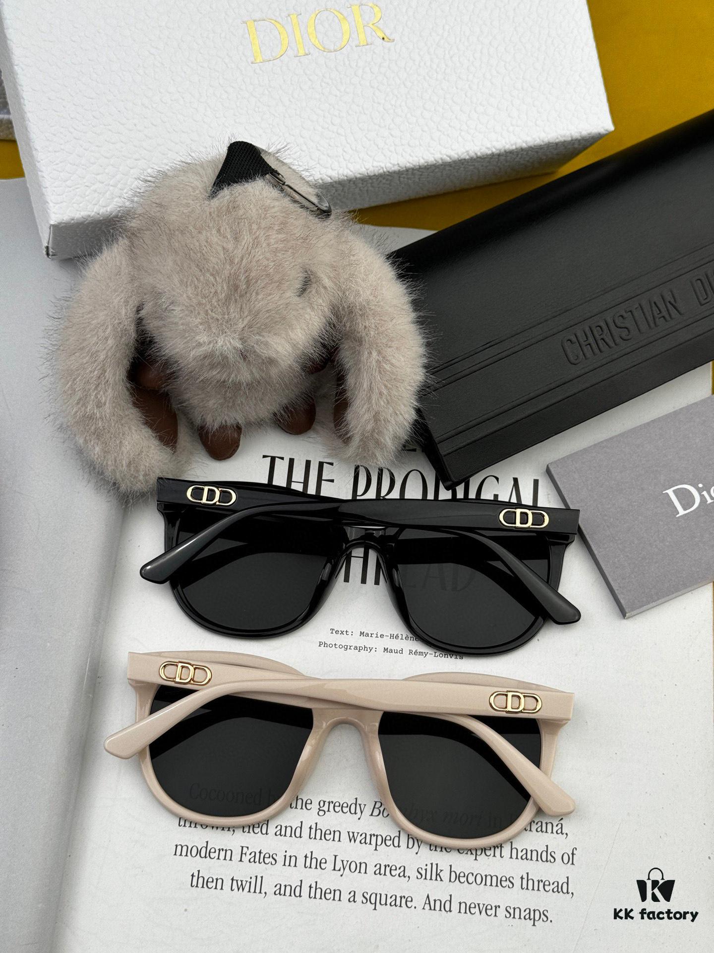 DIOR - Spring New Arrival Trendy Best-Selling Fashion Round-Frame Polarized Sunglasses, High Quality, Comfortable Wear, Influencer-Favorite Style, Model: CD251