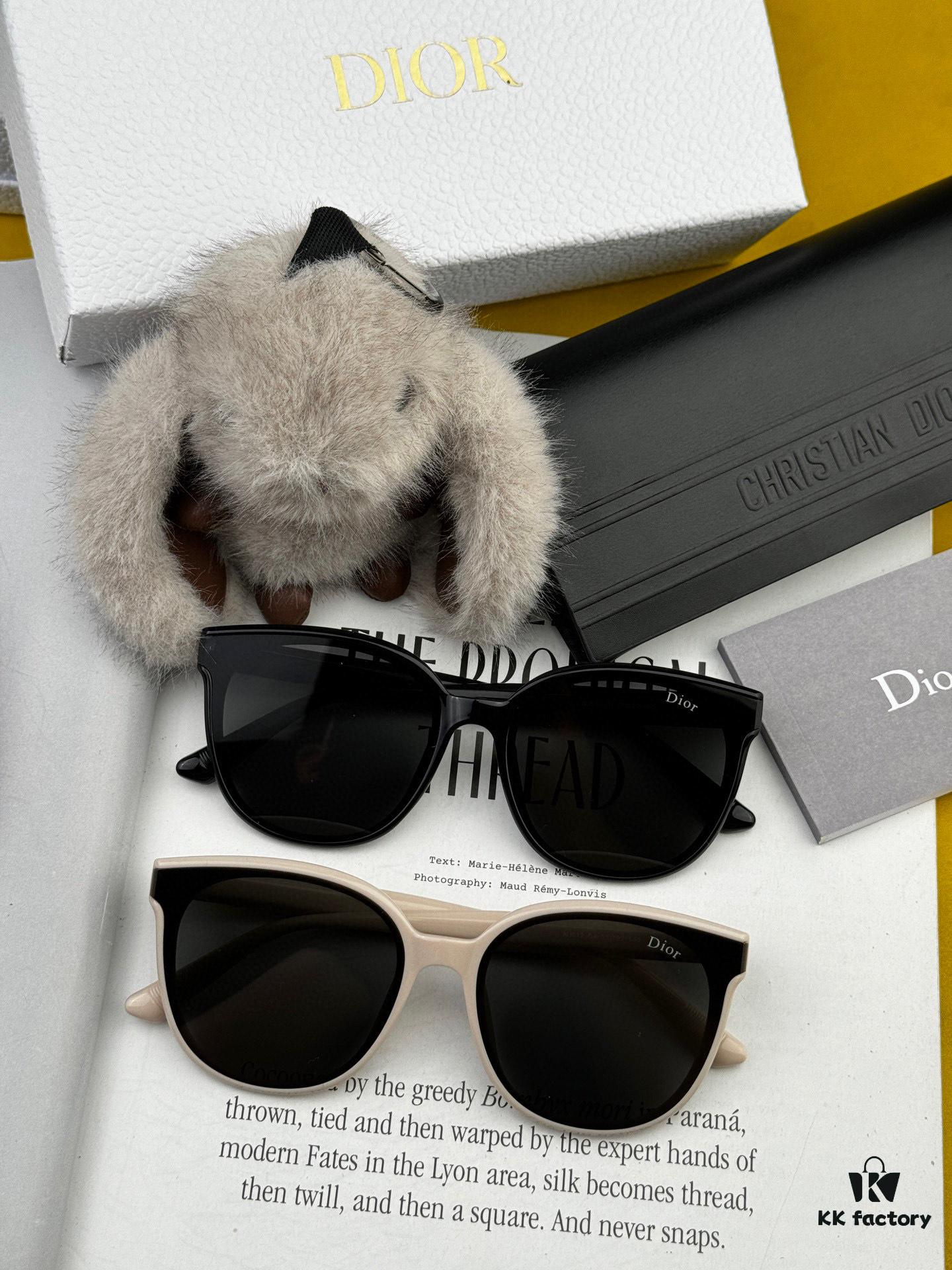 DIOR - Spring New Arrival Trendy Best-Selling Fashion Round-Frame Polarized Sunglasses, High Quality, Comfortable Wear, Influencer-Favorite Style, Model: CD251