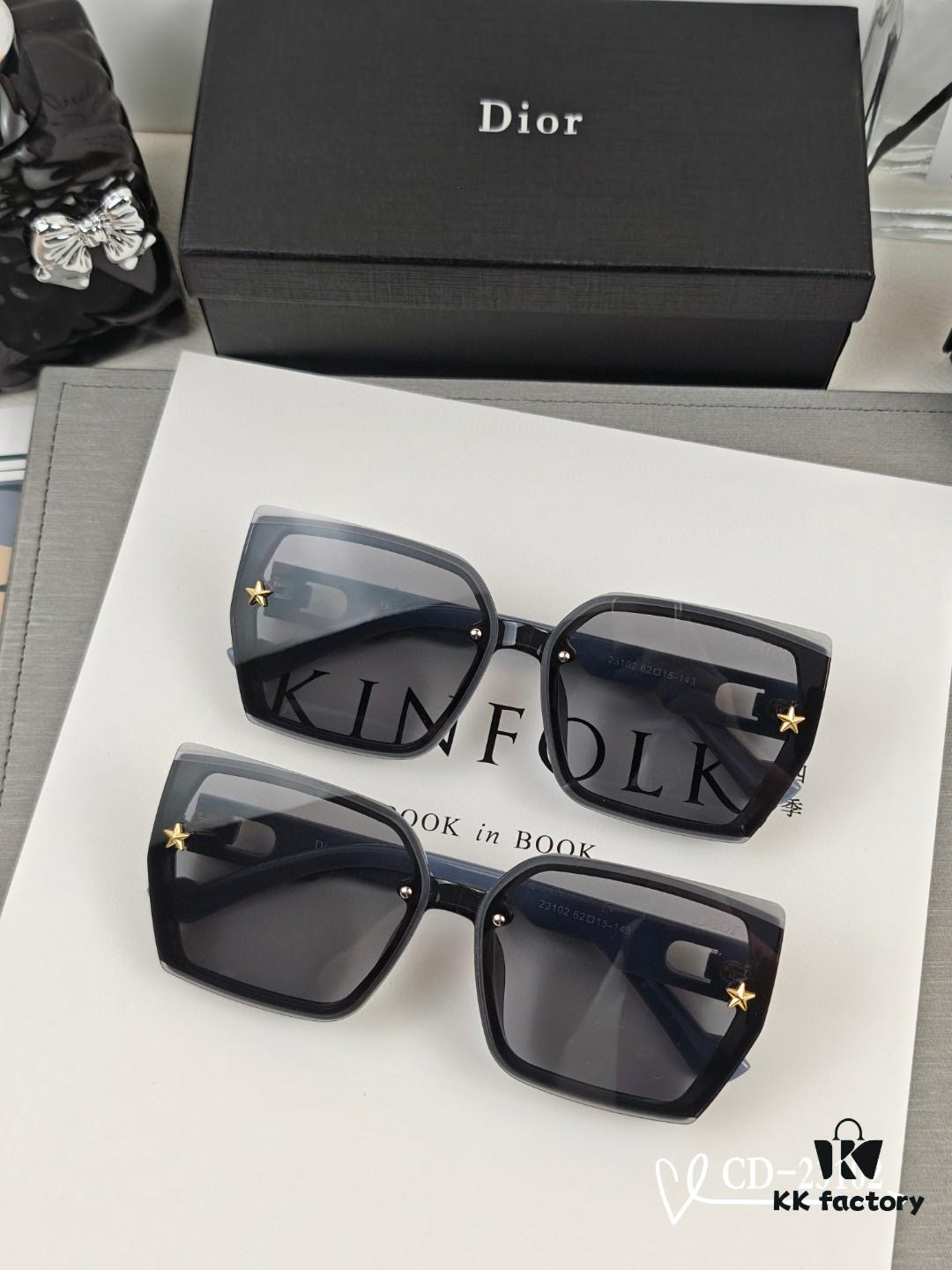 DIOR France - Polarized Sunglasses with Polylite Lenses, TR90 Frame, Lightweight and Comfortable Wear