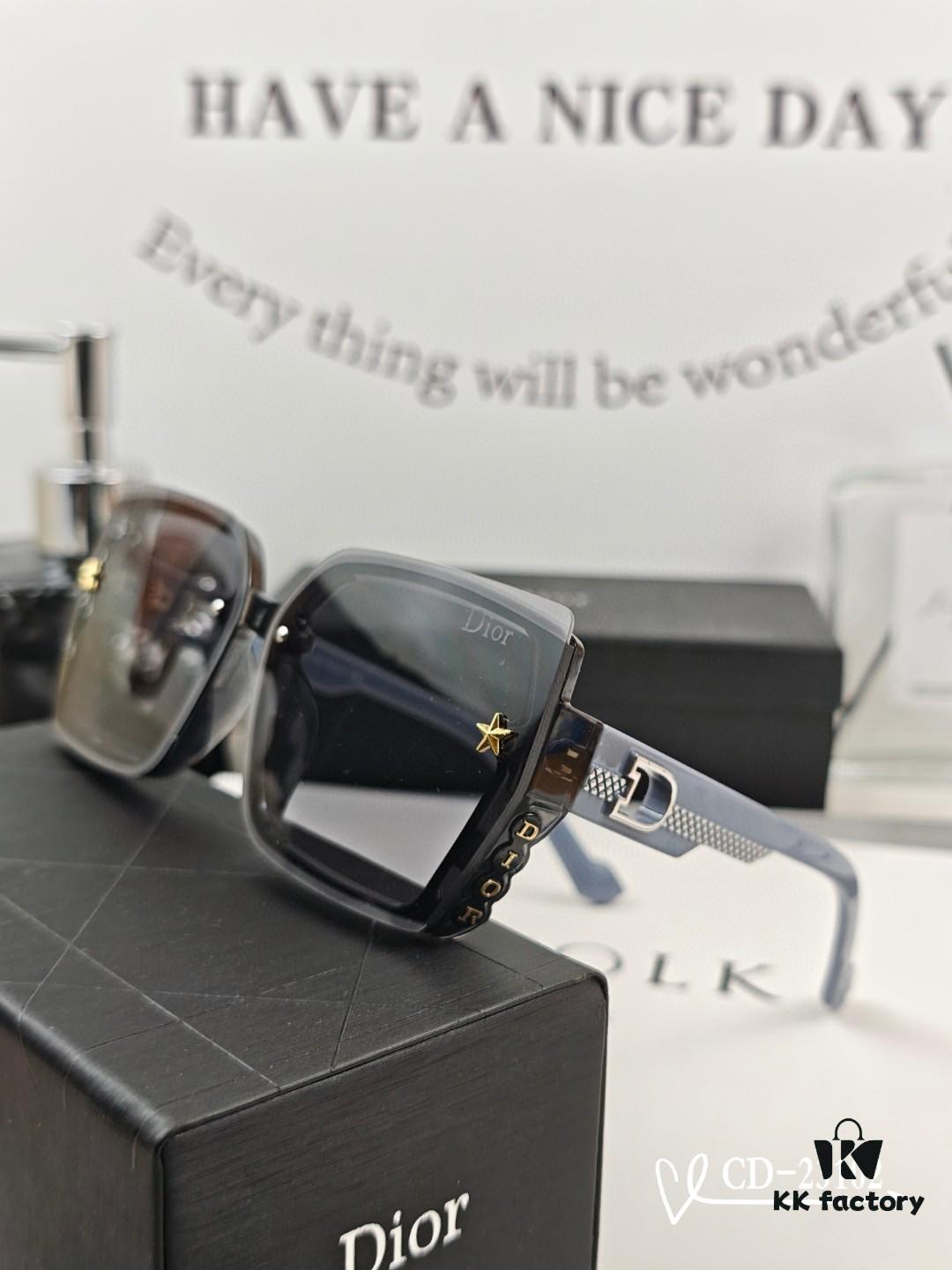 DIOR France - Polarized Sunglasses with Polylite Lenses, TR90 Frame, Lightweight and Comfortable Wear