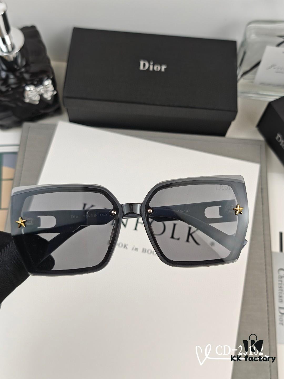DIOR France - Polarized Sunglasses with Polylite Lenses, TR90 Frame, Lightweight and Comfortable Wear