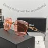 Dior - French Luxury Brand Unisex Sunglasses Model 68034 with Polarized Lenses
