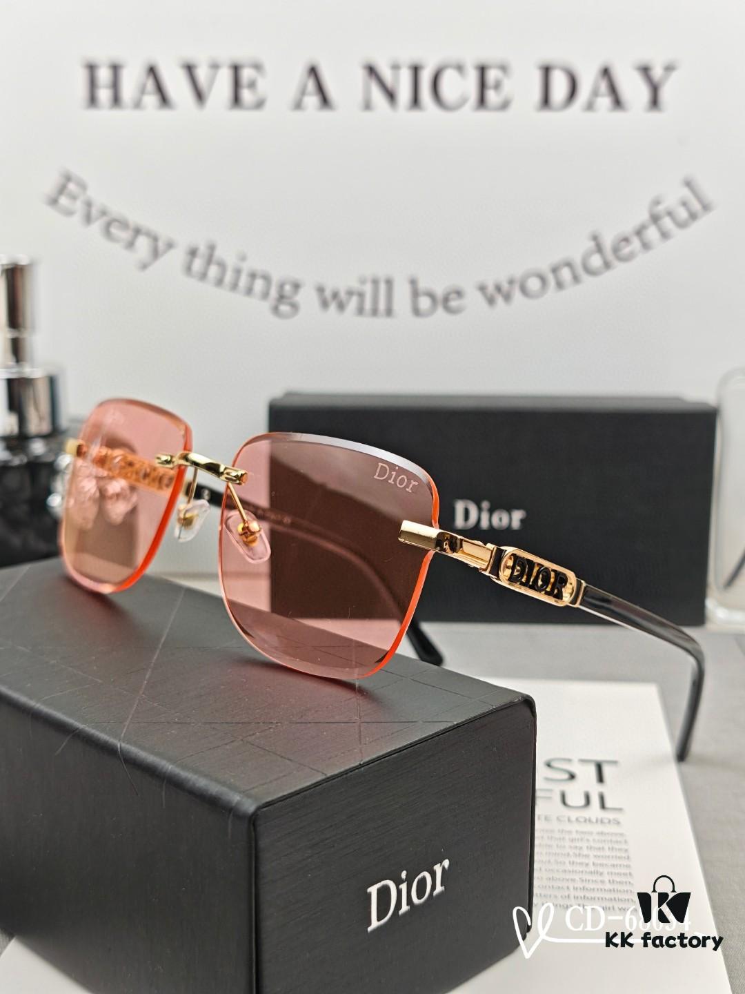 Dior - French Luxury Brand Unisex Sunglasses Model 68034 with Polarized Lenses