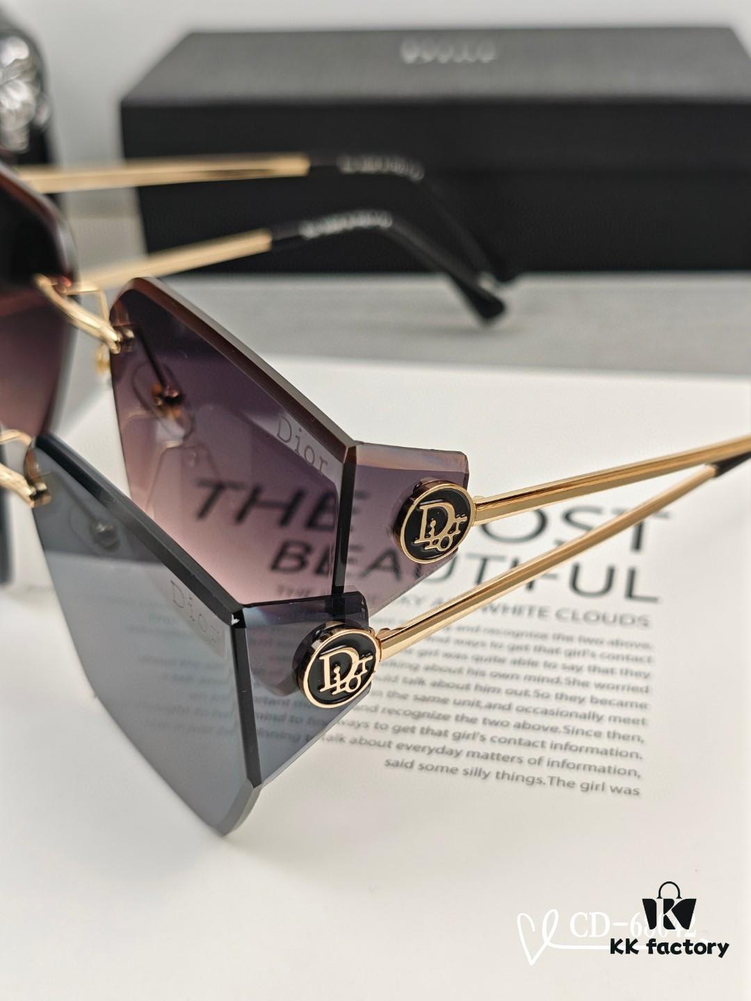 Dior - French Fashion House Dior Unisex Sunglasses with Polarized Lenses by Polaroid, Lightweight Metal Frame, Style 68042