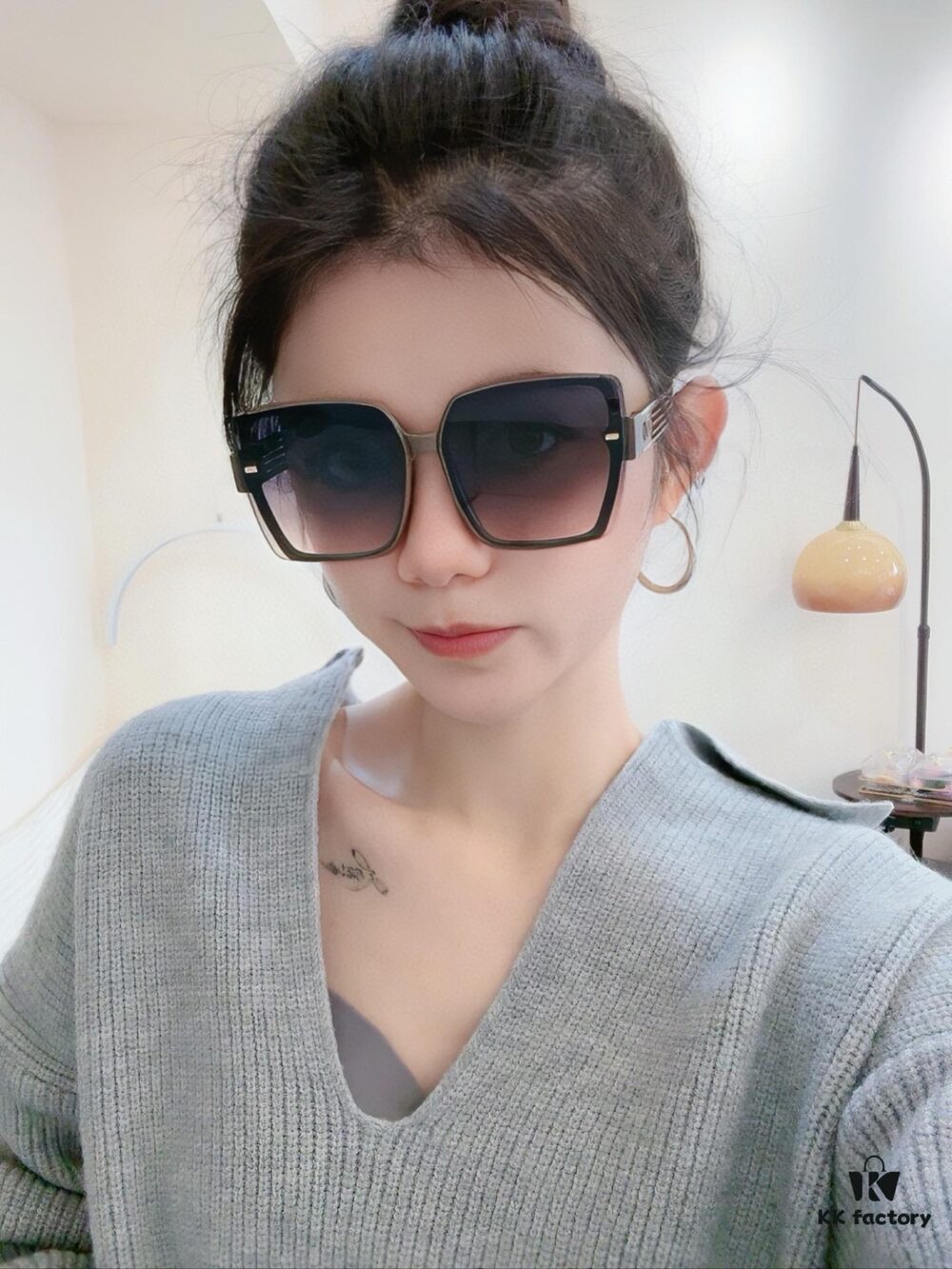 DIOR Sunglasses 2025 Spring New Arrival Trendy Fashion Square Polarized Sunglasses High-Quality Comfortable Fit Influencer Style Women's HD Nylon Sunglasses 🕶️ High-Quality TR Frame Model: CD7780