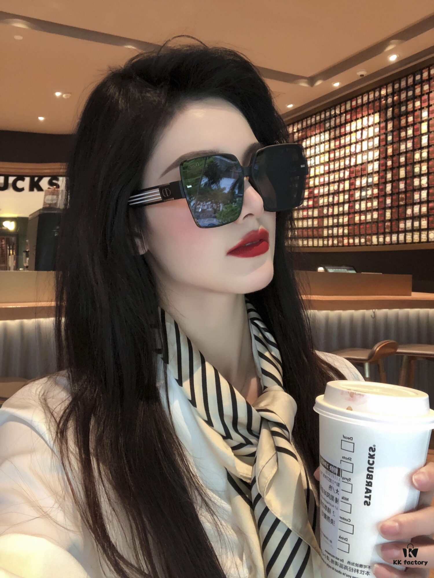 DIOR Sunglasses 2024 Spring New Arrival Trendy Fashion Square Polarized Sunglasses High-Quality Comfortable Wear Influencer Style Women's HD Nylon Sunglasses 🕶️ High-Quality TR Frame Model: CD7780
