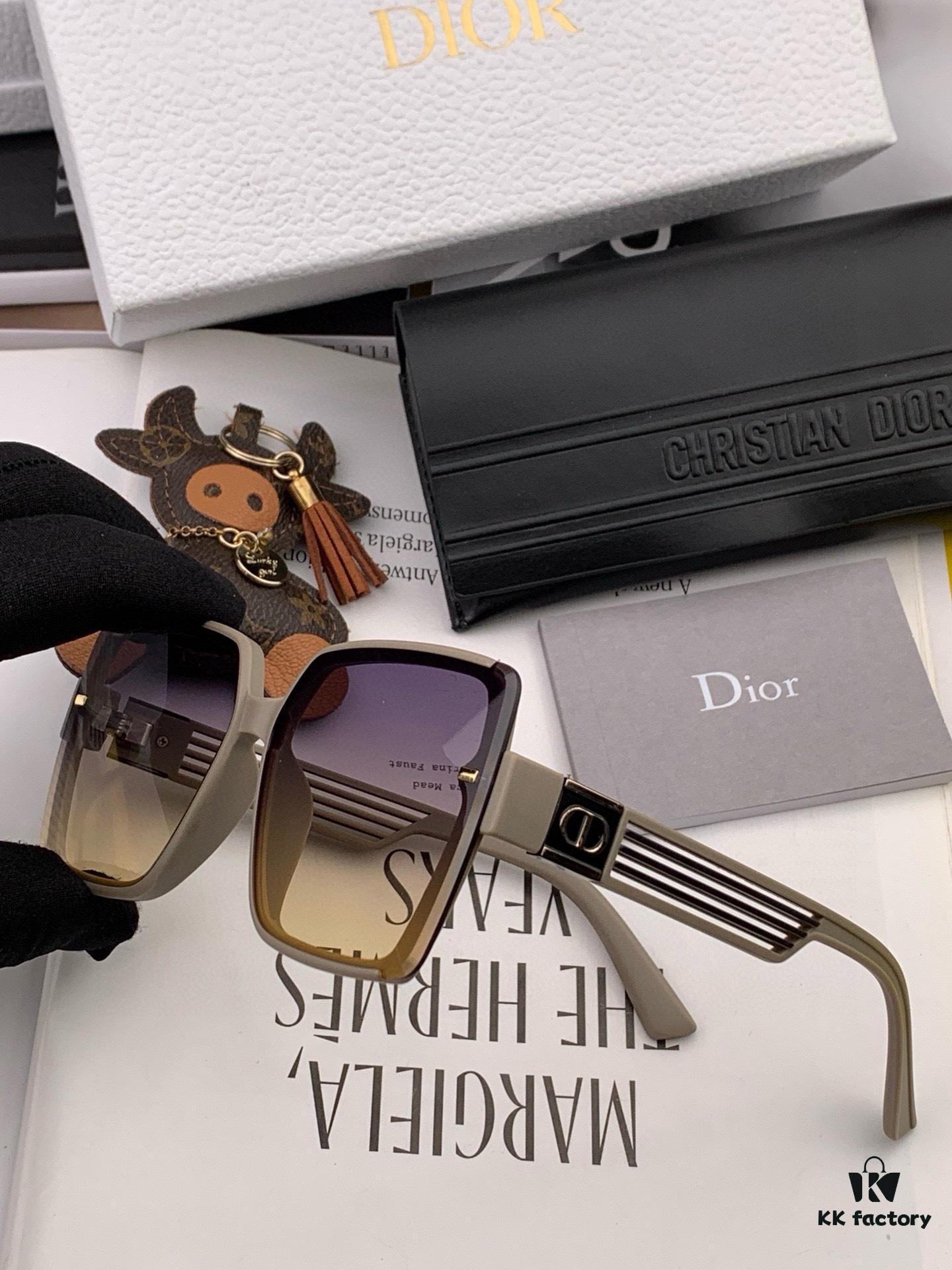 DIOR Sunglasses 2023 Spring New Arrival Fashion Square Polarized Sunglasses High-Quality Comfortable Wear Influencer Trendy Style Women's HD Nylon Sunglasses 🕶️ High-Quality TR Frame Model: CD7780