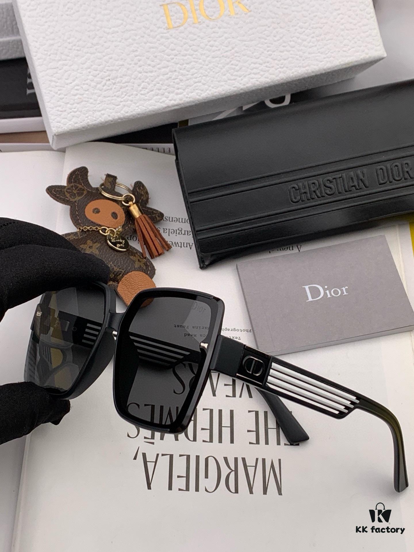DIOR Sunglasses 2023 Spring New Arrival Fashion Square Polarized Sunglasses High-Quality Comfortable Wear Influencer Trendy Style Women's HD Nylon Sunglasses 🕶️ High-Quality TR Frame Model: CD7780
