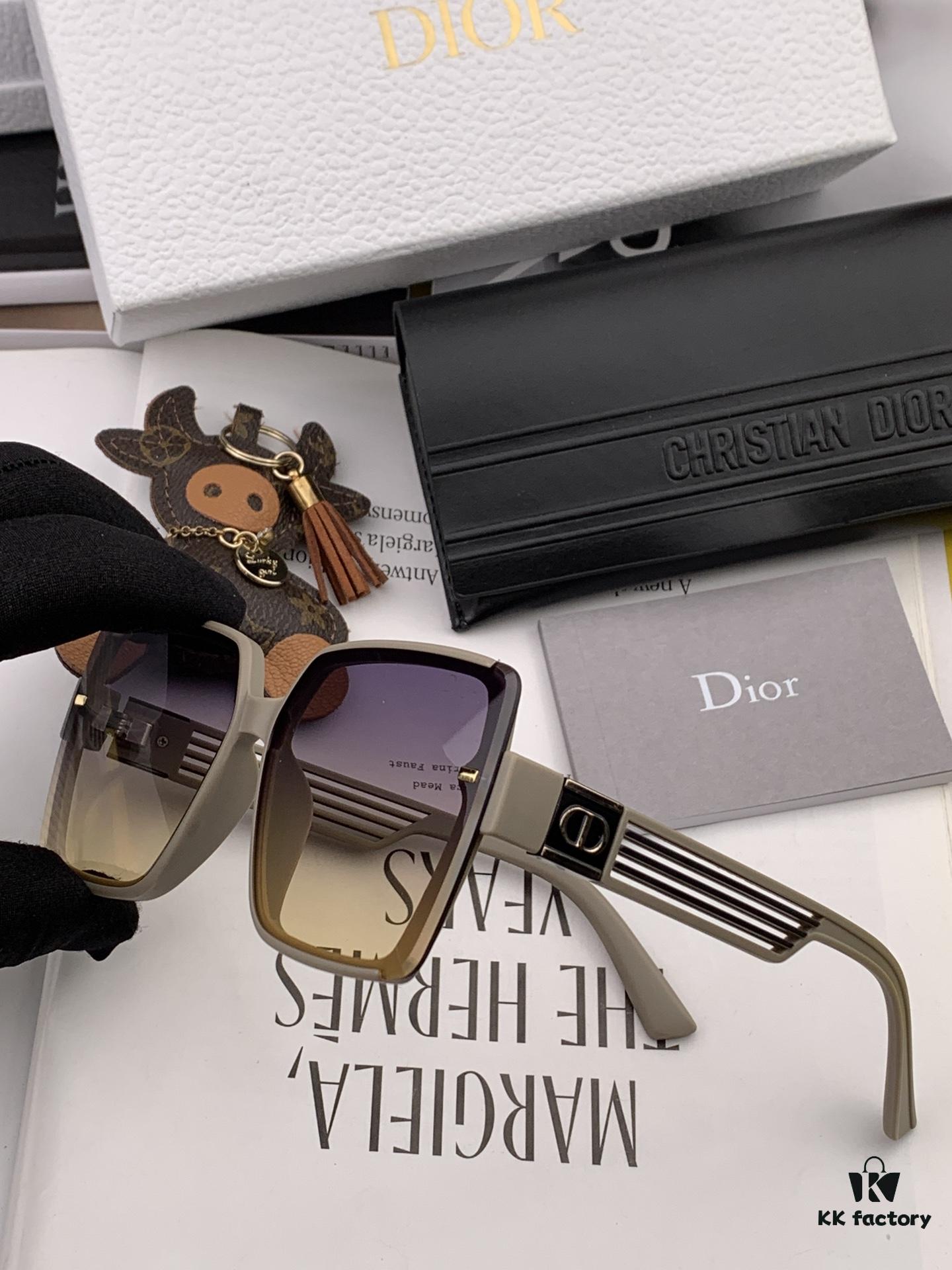 DIOR Sunglasses 2024 Spring New Arrival Trendy Fashion Square Polarized Sunglasses High-Quality Comfortable Wear Influencer Style Women's HD Nylon Sunglasses 🕶️ High-Quality TR Frame Model: CD7780