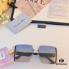 Dior Women's Sunglasses Summer New Arrival Stylish Oversized Frame Slimming Face UV Protection Sun Glasses