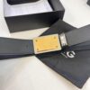D&G Original Leather Belt - Hong Kong Duty-Free Gift Box (NXP Tag with Authentic Website Verification, Genuine Anti-Counterfeit Chip)