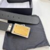 D&G Original Leather Belt - Hong Kong Duty-Free Gift Box (NXP Tag with Authentic Website Verification, Genuine Anti-Counterfeit Chip)