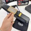 D&G Original Belt, Hong Kong Duty-Free Gift Box 🎁 (NXP Tag with Authentic Website Verification, Genuine Anti-Counterfeit Chip)
