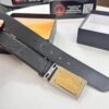 D&G Original Belt Hong Kong Duty-Free Gift Box (NXP Tag with Verifiable Official Website Anti-Counterfeit Chip) Genuine Mould Stainless Steel Logo Buckle Top-Grade Belt Italian Imported Cross-Texture Crust Calfskin Fashion Runway Style 3.8cm Width