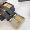 D&G Original Belt Hong Kong Duty-Free Gift Box (NXP Tag with Verifiable Official Website Anti-Counterfeit Chip) Genuine Mould Stainless Steel Logo Buckle Top-Grade Belt Italian Imported Cross-Texture Crust Calfskin Fashion Runway Style 3.8cm Width