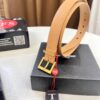 Top Women's Leather Belt, Hong Kong Duty-Free Gift Box (NXP Hangtag with Authenticity Chip, Official Anti-Counterfeit Verification)
