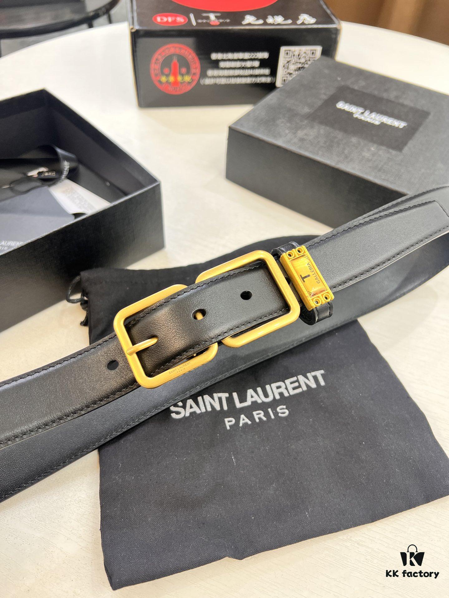 Top Women's Leather Belt, Hong Kong Duty-Free Gift Box 🎁 (NXP Hangtag with Authenticity Chip, Official Anti-Counterfeit Verification)