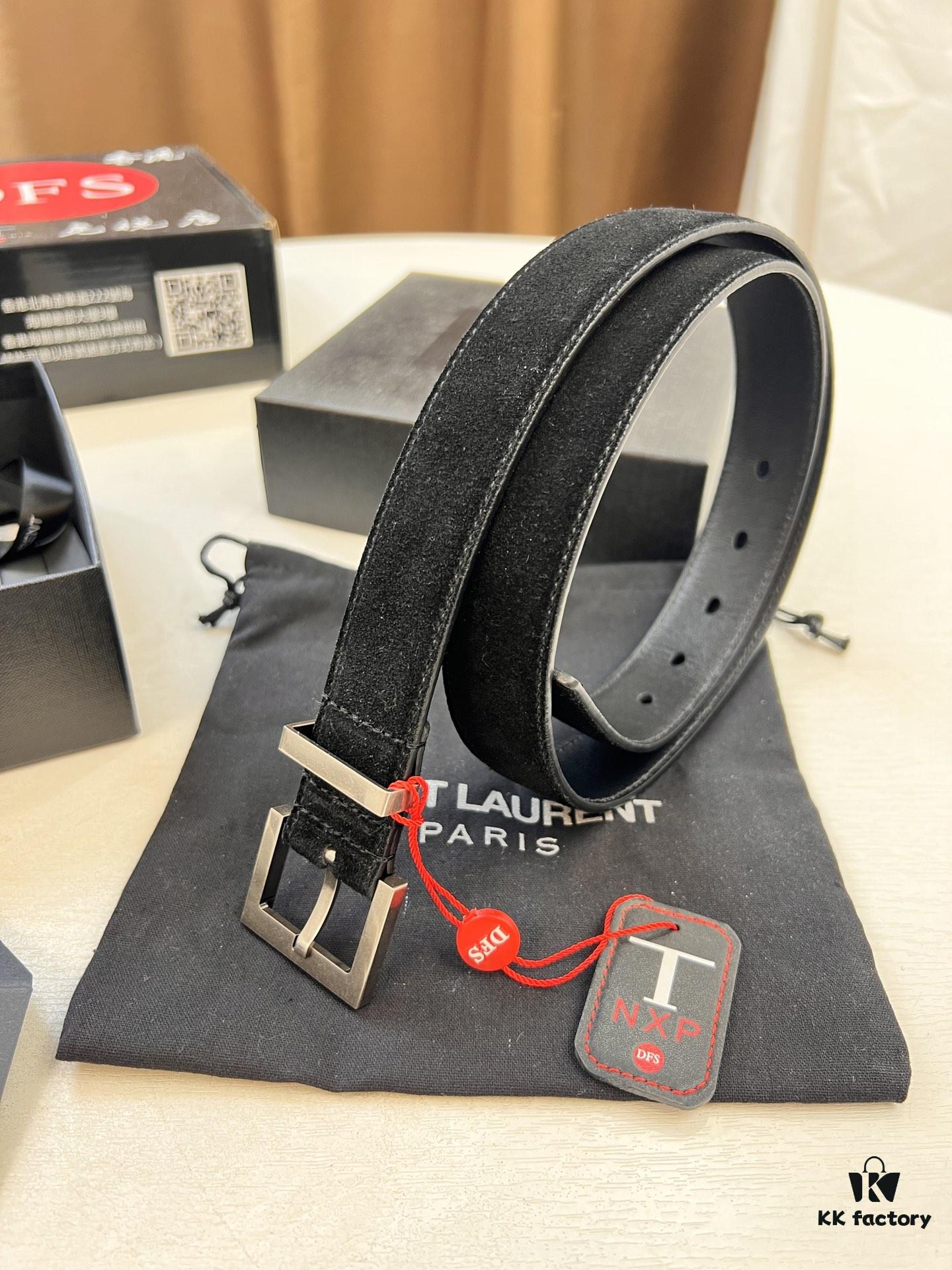 Top Women's Leather Belt, Hong Kong Duty-Free T Gift Box 🎁 (NXP Tag with Authentic Website Verification, Genuine Anti-Counterfeit Chip)