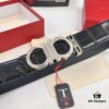 Top-tier Belt, Hong Kong Duty-Free T Gift Box, Anti-Counterfeit QR Code Authentication, Hong Kong SAR Address, New 8-Shaped Genuine Hardware, Precision Polished, Authentic Molded Logo with Stamp, New Hot Product🔥 Ferragamo