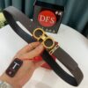 Top-Tier Salvatore Ferragamo Belt, Hong Kong Duty-Free Gift Box, Authenticity Verified by QR Code, New '8' Shape Genuine Hardware