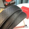 Top-Tier Salvatore Ferragamo Belt, Hong Kong Duty-Free T Gift Box, Authenticity QR Code Verification, New 8-Shaped Genuine Hardware, Precision Craftsmanship, Original Mold Logo with Steel Stamping, Double-Sided Two-Tone Design, Imported German-Made Top-Grain Calfskin with Water Ripple Texture, 3.5cm Width, NXP Chip, Adjustable Length