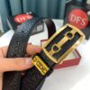 Top-Tier Salvatore Ferragamo 8-Shape Belt, Hong Kong Duty-Free Gift Box, Authenticity QR Code Verified, Genuine Leather, German-Manufactured, Adjustable Length