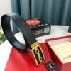 Top-Tier Salvatore Ferragamo 8-Shape Belt, Hong Kong Duty-Free Gift Box, Authenticity QR Code Verified, Genuine Leather, German-Manufactured, Adjustable Length
