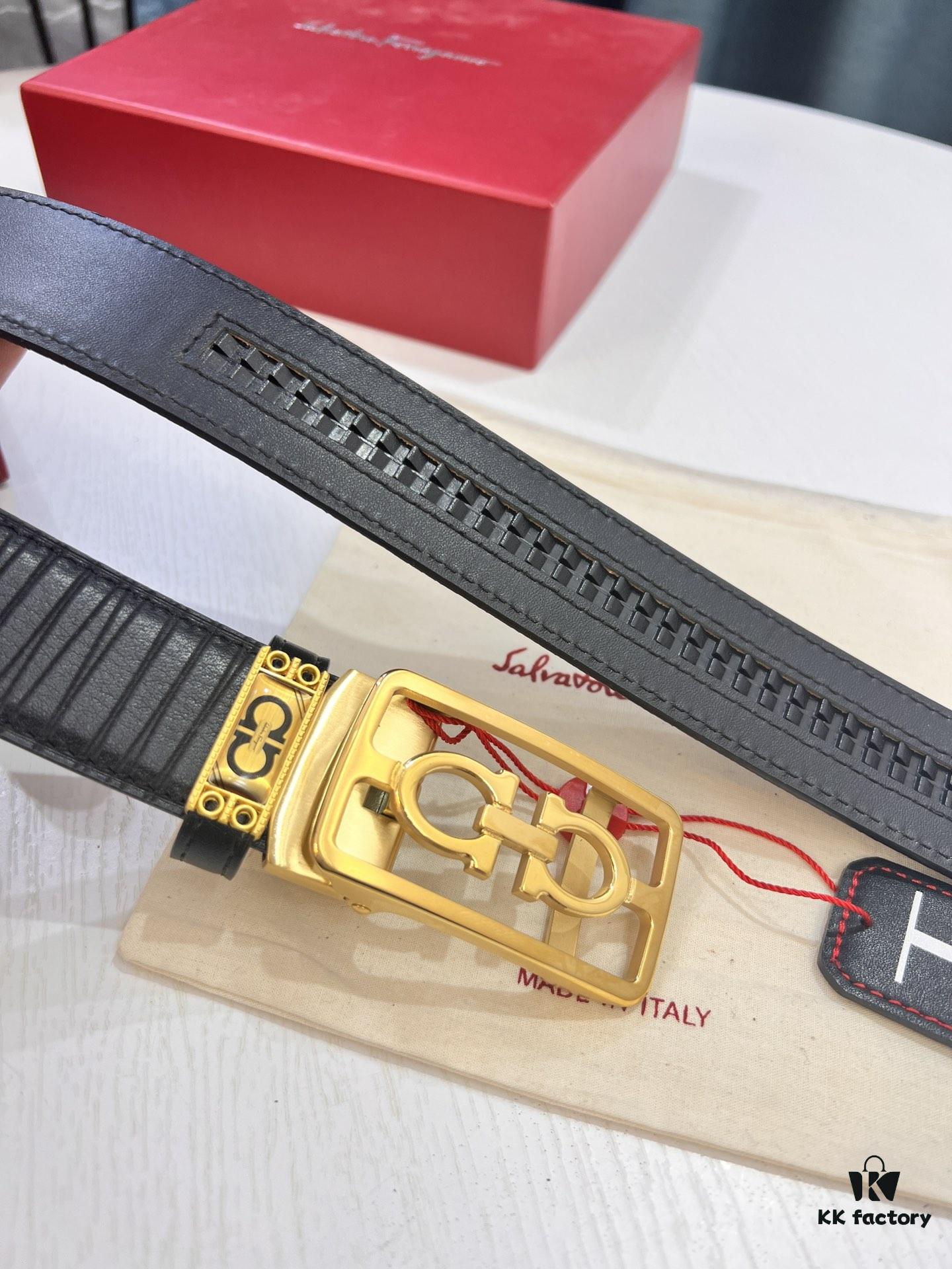 Top-Tier Original Belt: Hong Kong Tax-Free T Gift Box (NXP Hangtag with Authenticity Chip, Verifiable on Official Website)