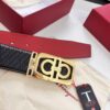 Top-tier Belt, Hong Kong Duty-Free T Gift Box, Anti-Counterfeit QR Code Authentication, Hong Kong SAR Address, New 8-Shaped Original Hardware, Precision Polished, Genuine Mold Logo with Steel Stamp, New Hot Product Ferragamo