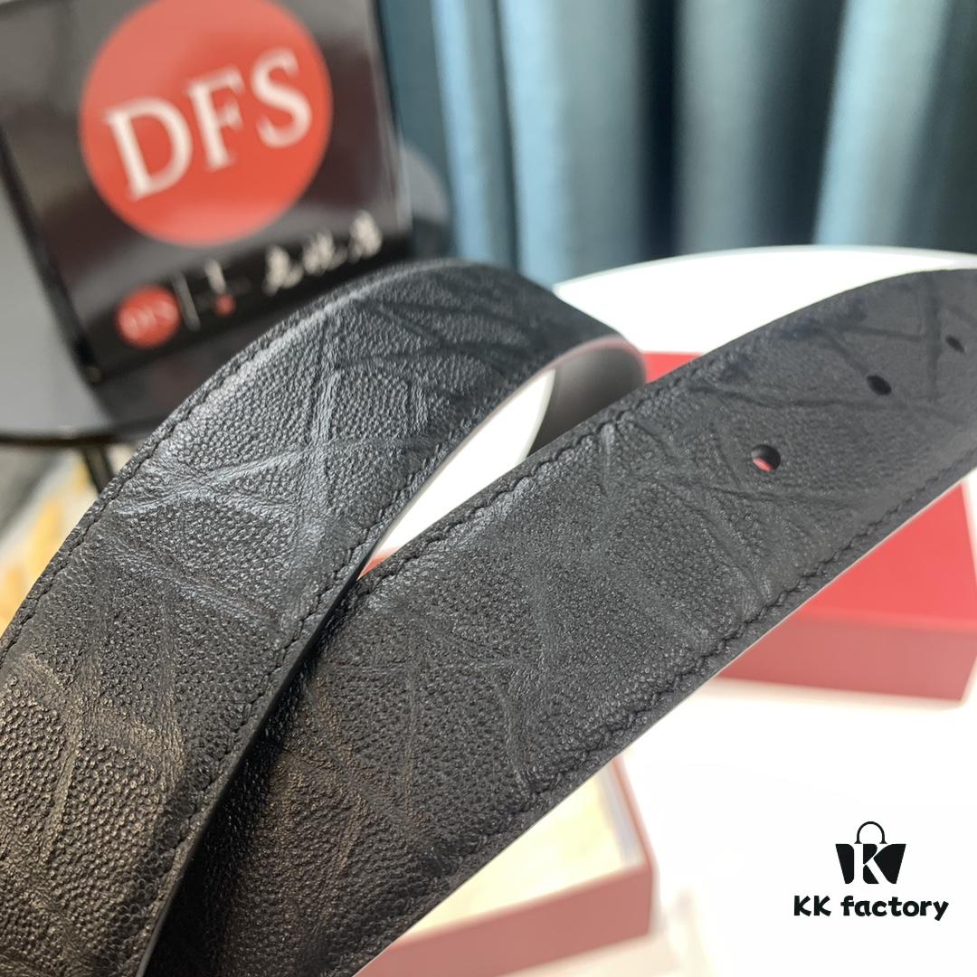 Top-Tier Salvatore Ferragamo Belt, Hong Kong Duty-Free T Gift Box, Anti-Counterfeit QR Code Authentication, New 8-Shaped Genuine Hardware, Imported Top Layer Calfskin with Leopard Pattern, Double-Sided Wearable, 3.5cm Width, NXP Chip, Customizable Length