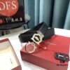 Top-Tier Salvatore Ferragamo Belt, Hong Kong Duty-Free T Gift Box, Anti-Counterfeit QR Code Authentication, New 8-Shaped Genuine Hardware, Imported Top Layer Calfskin with Leopard Pattern, Double-Sided Wearable, 3.5cm Width, NXP Chip, Customizable Length