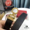 Top-Tier Salvatore Ferragamo Belt, Hong Kong Duty-Free Gift Box, Authenticity QR Code Verified, New 8-Shaped Genuine Hardware, Full-Grain Imported Seal-Textured Calfskin, Dual-Sided Wearable, 3.5cm Width, NXP Chip, Adjustable Length