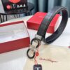 Salvatore Ferragamo Belt, Hong Kong Duty-Free Gift Box (NXP Tag with Authenticity Chip Recognizable on Official Website)