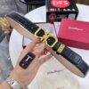 Ferragamo Belt, Hong Kong Duty-Free Gift Box 🎁 (NXP RFID Tag with Official Website Verification, Authentic Anti-Counterfeit Chip)