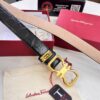 Ferragamo Belt, Hong Kong Duty-Free Gift Box 🎁 (NXP RFID Tag with Official Website Verification, Authentic Anti-Counterfeit Chip)