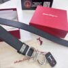 Salvatore Ferragamo Belt, Hong Kong Duty-Free Gift Box 🎁 (NXP RFID Tag with Official Website Verification, Authentic Anti-Counterfeit Chip)