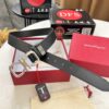 Salvatore Ferragamo Belt, Hong Kong Duty-Free Gift Box 🎁 (NXP RFID Tag with Official Website Verification, Authentic Anti-Counterfeit Chip)