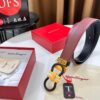 Ferragamo Belt, Hong Kong Duty-Free Gift Box (NXP Tag with Authenticity Chip Recognizable on Official Website)