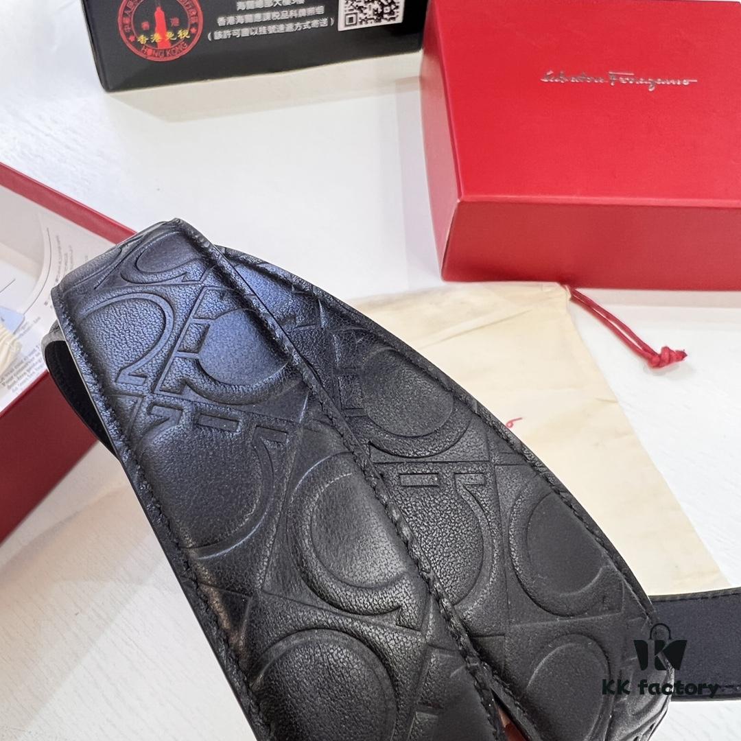 Arrival of Filagrand Automatic Men's Leather Belt with ZP Molded 8-Shaped Beveled Pattern and Stainless Steel Hardware